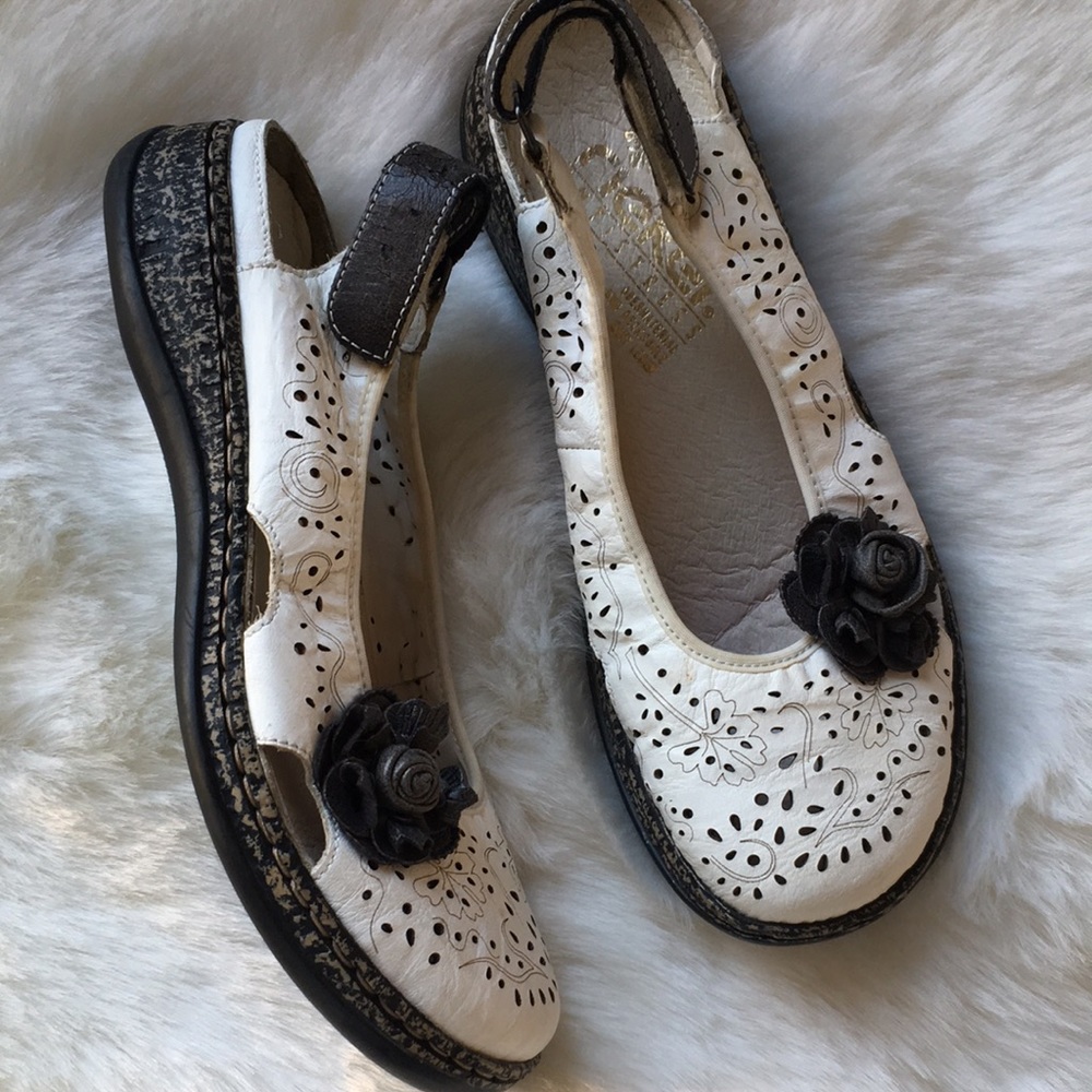Rieker Women Open Back Shoes Size 37 - Picture 2 of 5